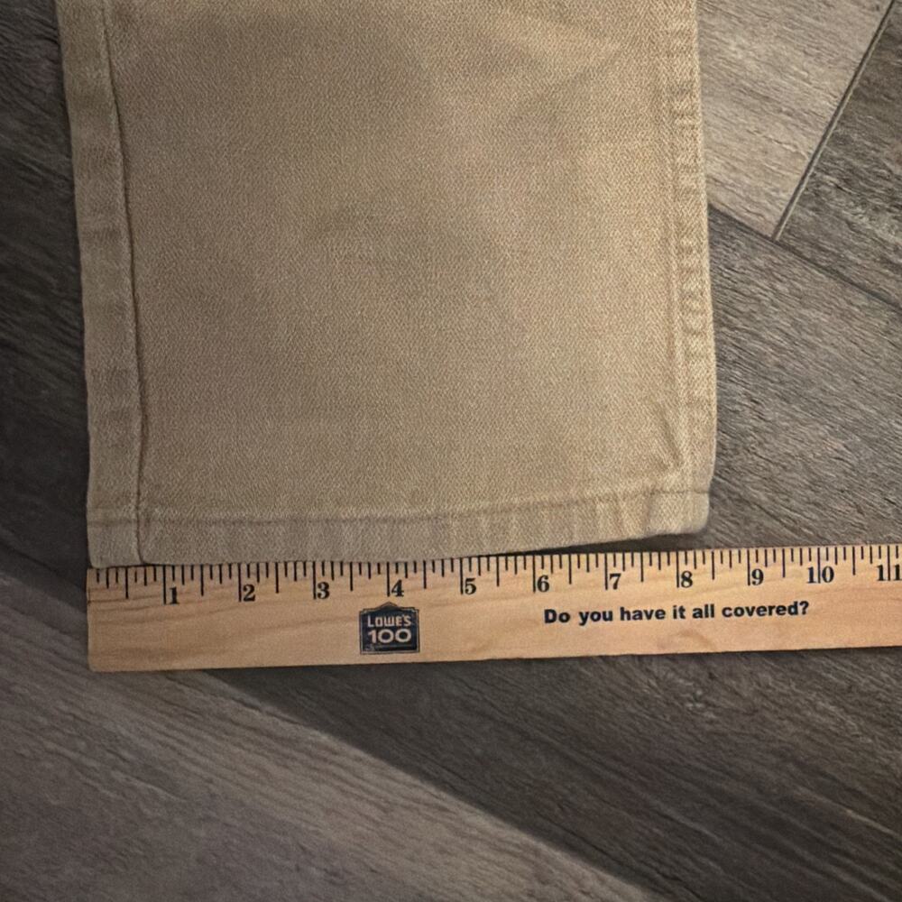 Wrangler 936TAN Cowboy Cut Jeans Mens 34x32 Tan Western Denim - Picture 7 of 9